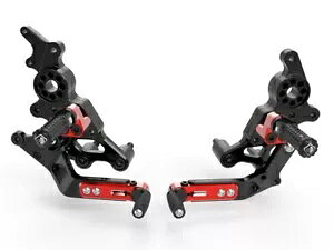 �����\�ȃ��A�Z�b�g ���C�_�[ �u���b�N ���b�h Ducabike Ducati �n�C�p�[���^�[�h 950 2019 - 2023 Adjustable Rearset Rider Black Red Ducabike Ducati Hypermotard 950 2019 - 2023 �y���s�A���i�z