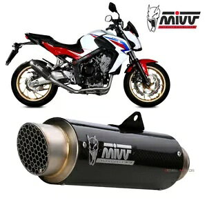 Mivv �R���v���[�g�G�L�]�[�X�g GP PRO �J�[�{�� �z���_ CB 650 F 2014 - 2018�p Mivv Complete Exhaust GP PRO Carbon for HONDA CB 650 F 2014 - 2018 �y���s�A���i�z