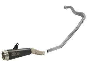 エキゾースト アロー ProR スチール ブラック + ヘッダー ヤマハ YZF R3 2021 - 2023 Exhaust Arrow ProR Steel Black+Headers YAMAHA YZF R3 2021 - 2023