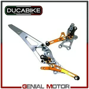 Ergal X[L[ O[ S[h Ducabike Ducati Hypermotard 939 2016 - 2019 ̃vbgtH[ Platforms in Ergal Smoky Gray-Gold Ducabike Ducati Hypermotard 939 2016 - 2019