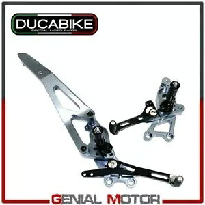 Ergal �X���[�L�[�O���[�u���b�N�̃v���b�g�t�H�[�� Ducabike Ducati Hypermotard 821 2013 - 2015 Platforms in Ergal Smoky Gray-Black Ducabike Ducati Hypermotard 821 2013 - 2015