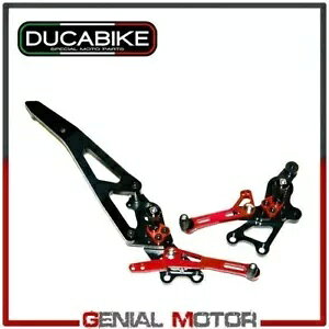 Ergal Bk-Red PRNHM01DA ̃vbgtH[ Ducabike Ducati Hyperstrada 821 2013 - 2015 Platforms in Ergal Bk-Red PRNHM01DA Ducabike Ducati Hyperstrada 821 2013 - 2015