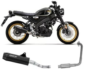 tGL][Xg A[x Rb X`[ ubN }n XSR 125 2022 - 2023 Full Exhaust Arrow Rebel Rb Steel Black YAMAHA XSR 125 2022 - 2023