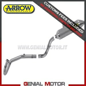 tGL][Xg A[T_[ `^ z_ CRF250 [ 2017 - 2018 Full Exhaust Arrow Thunder Titanium Honda Crf 250 Rally 2017 - 2018