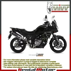 Mivv �r�C�}�t���[ �X�s�[�h�G�b�W �u���b�N �X�Y�L DL V-Strom 650 2012 - 2016�p Mivv Exhaust Muffler Speed Edge Black for Suzuki Dl V-Strom 650 2012 - 2016 �y���s�A���i�z