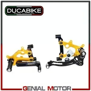 tbgXg VXe SBK ubNS[h Ducabike Ducati Panigale 1199 2012 - 2017- Footrest system SBK black-gold Ducabike Ducati Panigale 1199 2012 - 2017-