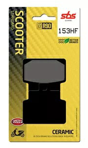 �A�v�����A �X�J���x�I ���b�V�� 100 2010-2014 SBS �V���^�[ �u���[�L�p�b�h �t�����g 153HF- Aprilia Scarabeo Mesh 100 2010-2014 SBS Sinter Brake Pad Front 153HF- �y���s�A���i�z