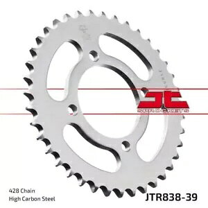 }n RXS 100 1983-1990 JT i` A XvPbg 39T 428 JTR838.39 Yamaha RXS 100 1983-1990 JT Natural Rear Sprocket 39T 428 JTR838.39