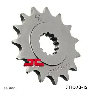 }n SR 500 1991-1999 JT i` `F[O 15T 520 JTF578.15- Yamaha Sr 500 1991-1999 JT Natural Chainring 15T 520 JTF578.15-