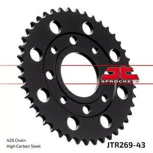 Daelim AeBm 100 1995-2003 JT ubN A XvPbg 43T 428 JTR269.43- Daelim Altino 100 1995-2003 JT Black Rear Sprocket 43T 428 JTR269.43-