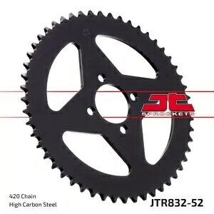 }n Ty 80 1974-1977 JT ubN A XvPbg 52T 420 JTR832.52- Yamaha Ty 80 1974-1977 JT Black Rear Sprocket 52T 420 JTR832.52-