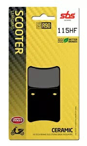 ホンダ スーパーディオ 50 1991-2001 SBS シンタード フロント ブレーキ パッド 115HF- Honda Super Dio 50 1991-2001 SBS Sintered Front Brake Pad 115HF-