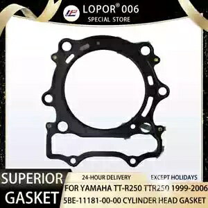 LOPOR 2 �I�[�g�o�C�G���W���V�����_�[�w�b�h�K�X�P�b�g���}�n YZ400 WR400 LOPOR 2 Motorcycle Engine Cylinder Head Gasket For YAMAHA YZ400 WR400 �y���s�A���i�z