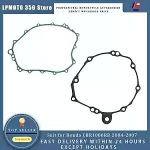 �G���W���E�N�����N�P�[�X�N���b�`�I���^�l�[�^�[�J�o�[�K�X�P�b�g�z���_ CBR1000RR 04-07 Engine Right Crankcase Clutch Alternator Cover Gasket For Honda CBR1000RR 04-07 �y���s�A���i�z
