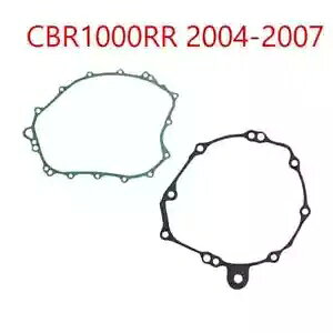 �G���W���E�N�����N�P�[�X�N���b�`�I���^�l�[�^�[�J�o�[�K�X�P�b�g�z���_ CBR1000RR 04-07 Engine Right Crankcase Clutch Alternator Cover Gasket For Honda CBR1000RR 04-07 �y���s�A���i�z