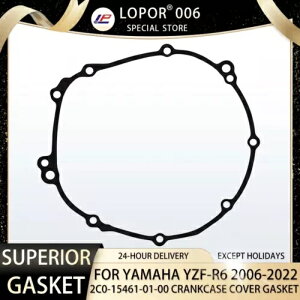 GWNNP[XJo[KXPbgV[}n YZF-R6 06-20 22-24 2C0-15461-01-00 Engine Crankcase Cover Gasket Seal For YAMAHA YZF-R6 06-20 22-24 2C0-15461-01-00