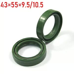 43*55*9.5/10.5 tgtH[N_p[ICV[ KAWASAKI KLZ1000 ZX1000 ZR1100 43*55*9.5/10.5 Front Fork Damper Oil Seals for KAWASAKI KLZ1000 ZX1000 ZR1100