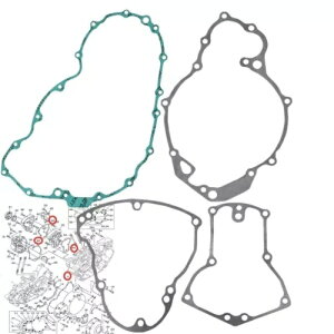 �G���W���J�o�[�K�X�P�b�g�L�b�g���}�n���[�h�X�^�[ XV17 2002-2014 XV1600 1999-2003 Engine Covers Gasket Kits For Yamaha Road Star XV17 2002-2014 XV1600 1999-2003 �y���s�A���i�z