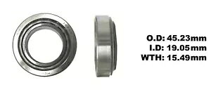 zC[xAO tg n[[_rbh\ FLTRI 1450 [hOCh (EFI) 1999 p Wheel Bearing Front Left For Harley Davidson FLTRI 1450 Road Glide (EFI) 1999