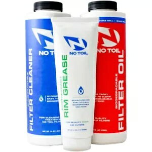Ԃ炸̃gvpbN GAtB^[ ICN[i[  O[X gNX It[h MX oCN No Toil Triple Pack Air Filter Oil Cleaner Rim Grease Motocross Off Road MX Bike