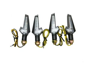 �C���W�P�[�^�[ LED �V�[�P���V���� �t���Z�b�g 4 Arctic Cat 550 TRV H1 EFI GT Intl 2011 �p Indicators LED Sequential Full Set 4 For Arctic Cat 550 TRV H1 EFI GT Intl 2011 �y���s�A���i�z