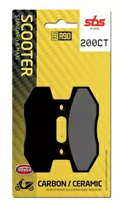Italjet Torpedo 125 2008-2011 SBS �J�[�{�� �t�����g �u���[�L �p�b�h 200CT Italjet Torpedo 125 2008-2011 SBS Carbon Front Brake Pad 200CT �y���s�A���i�z