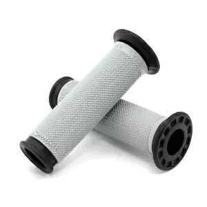 Renthal �O���b�v G176 �f���A�� ���C���[ - �O���[ 32mm Renthal Grips G176 Dual Layer-Grey 32Mm �y���s�A���i�z