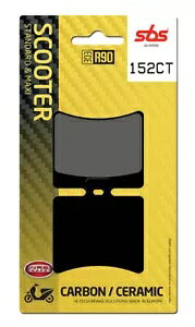 Malaguti�AWarrior 125 2000-2002 SBS �J�[�{�� ���A �u���[�L �p�b�h 152CT- Malaguti, Warrior 125 2000-2002 SBS Carbon Rear Brake Pad 152CT- �y���s�A���i�z