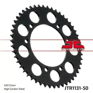 vW[ XPS 50 T 2004-2005 JT ubN A XvPbg 50T 420 JTR1131.50 Peugeot XPS 50 T 2004-2005 JT Black Rear Sprocket 50T 420 JTR1131.50