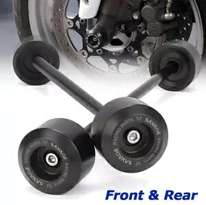 �t�����g���A�z�C�[���t�H�[�N�A�N�X���X���C�_�[�N���b�V���K�[�h�v���e�N�^�[�X�Y�LGSR 600 750�p Front Rear Wheel Fork Axle Slider Crash Guard Protector For SUZUKI GSR 600 750