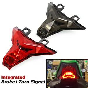 JTLjW 400 ZX10R ZX10RR ZX6R u[Le[CgECJ[ For KAWASAKI NINJA 400 ZX10R ZX10RR ZX6R Integrated Brake Tail Light Turn Signal