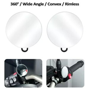 �����\�ȍL�p�������X�o�b�N�~���[�T�C�h�~���[ BMW F 900 R/XR S 1000R/XR Adjustable Wide Angle Rimless Rearview Side Mirror For BMW F 900 R/XR S 1000R/XR