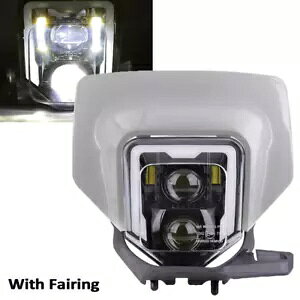 LED �w�b�h���C�g�A�Z���u���t�F�A�����O�n�X�N�o�[�i TE 150/i 250/i 300/i FE 350/S 501/S LED Headlight Assembly Fairing For Husqvarna TE 150/i 250/i 300/i FE 350/S 501/S �y���s�A���i�z
