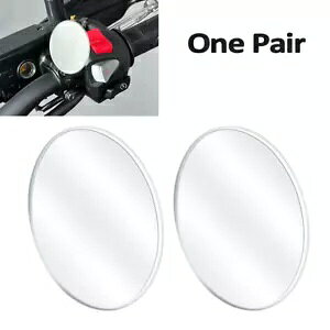 360 x\ȓʃXobN~[TCh~[z_ NX400 NX500 2024 360° Adjustable Convex Rimless Rearview Side Mirrors For HONDA NX400 NX500 2024