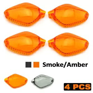 4X tg/A^[VOiCgCWP[^[YJo[z_ CBR400R 500R 650F 4X Front/Rear Turn Signal Light Indicator Lens Cover For HONDA CBR400R 500R 650F