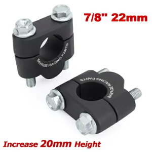 nho[ 3/4C` CU[ gbvAbp[}EgNvt z_ XR 250L/R ^[h gl[hp Handlebar 3/4" Riser W/ Top Upper Mount Clamp For HONDA XR 250L/R Motard Tornado