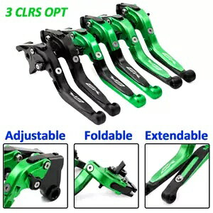 JTLjW ZX-6R \Ȑ܂肽ݎg\ȃNb`u[Lo[Lbg For KAWASAKI NINJA ZX-6R Adjustable Foldable Extendable Clutch Brake Levers Kits