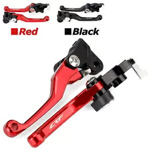CNC It[h[VO ubN/bh s{bg Nb` u[L o[ Lbg z_ CRF 450 Xp CNC Off-Road Racing Black/Red Pivot Clutch Brake Levers Kits For HONDA CRF 450 X