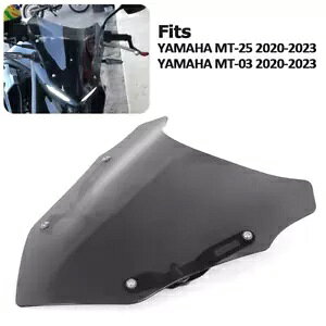 I[goCtgKXEChXN[fBtN^[}n MT-25 MT-03 2020-2023 Motorcycle Windshield Wind Screen Deflector For YAMAHA MT-25 MT-03 2020-2023