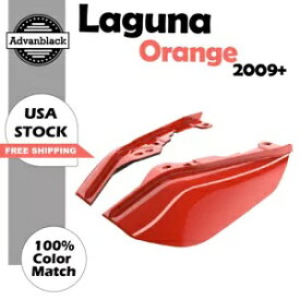 ラグナ オレンジ ミッド フレーム エア ディフレクター ヒート シールド ハーレー ツーリング 2009+用 Laguna Orange Mid Frame Air Deflector Heat Shield For Harley Touring 2009+
