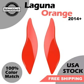 ラグナ オレンジ 調節可能なバットウィング エアディフレクター ハーレー エレクトラ 2014+用 Laguna Orange Adjustable Batwing Air Deflector For Harley Electra 2014+