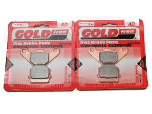 Goldfren �u���[�L�p�b�h �t�����g & ���A Adly SS 125 B/D �X�[�p�[�\�j�b�N 2004-2005 �p Goldfren Brake Pads Front & Rear For Adly SS 125 B/D Supersonic 2004-2005 �y���s�A���i�z