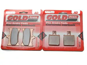 �u���[�L�p�b�h �t�����g & ���A �A�v�����A RS 125 (6 �{���g ���A �f�B�X�N/2T) 1992-1998 Brake Pads Front & Rear For Aprilia RS 125 (6 bolt rear disc/2T) 1992-1998 �y���s�A���i�z