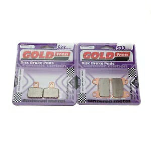 Goldfren S33 u[Lpbh tg & A ebT/z_ 260 4RT R^ 2014-2015 Goldfren S33 Brake Pads Front & Rear For Montesa/Honda 260 4RT Cota 2014-2015