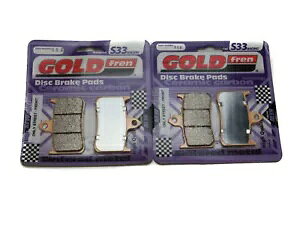 Goldfren S33 u[Lpbh tg z_ CB 1000 FP/FR/FS/FT/FV 1993-1997 Goldfren S33 Brake Pads Front For Honda CB 1000 FP/FR/FS/FT/FV 1993-1997