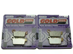 Goldfren S33 �u���[�L�p�b�h ���A�p T.M. SMR 530 F ES 2005-2009 Goldfren S33 Brake Pads Rear For T.M. SMR 530 F ES 2005-2009 �y���s�A���i�z