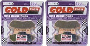 u[L fBXN pbh tg Goldfren S33 z_ VF 750 FF 'C^[Zv^[' (RC15) 1985 Brake Disc Pads Front Goldfren S33 For Honda VF 750 FF 'Interceptor' (RC15) 1985