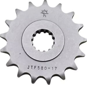 ���}�n FZX 750 1987-1989 JT �V���o�[ �t�����g �X�v���P�b�g 17T 530 JTF580.17 Yamaha FZX 750 1987-1989 JT Silver Front Sprocket 17T 530 JTF580.17