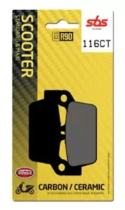 vW[ WI 125 1991-1992 SBS J[{ tg u[L pbh 116CT Peugeot Geo 125 1991-1992 SBS Carbon Front Brake Pad 116CT