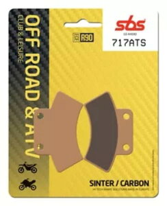 |X X|[c} 4x4 500 1996-2014 SBS ČA u[L pbh 717ATS Polaris Sportsman 4x4 500 1996-2014 SBS Sintered Rear Brake Pad 717ATS